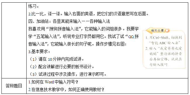 2018上半年小學信息技術教師資格證面試真題(第一批)考題回顧2